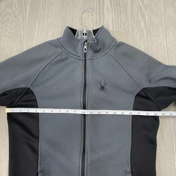 Spyder Men's Constant Full Zip Up Sweater Fleece Jacket Polar Black S Outdoor - Picture 15 of 16